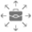 Briefcase with Arrows Out Icon